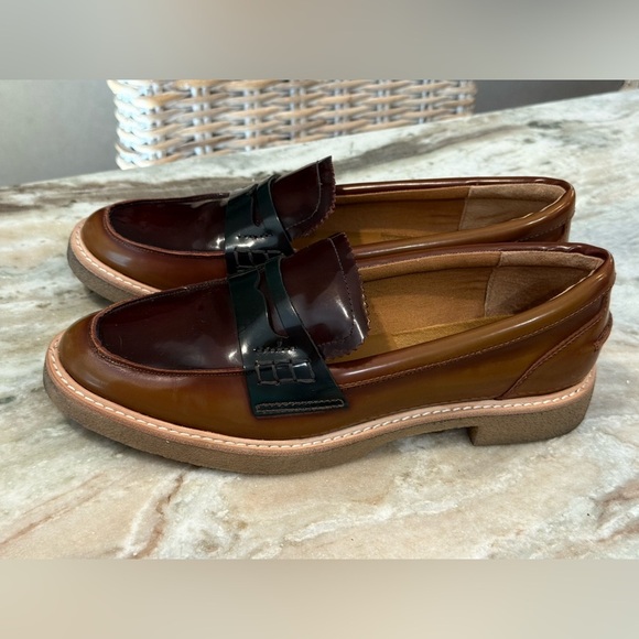 Women’s DOLCE VITA Arabel burgundy multi loafers- Size 10 - Picture 6 of 7